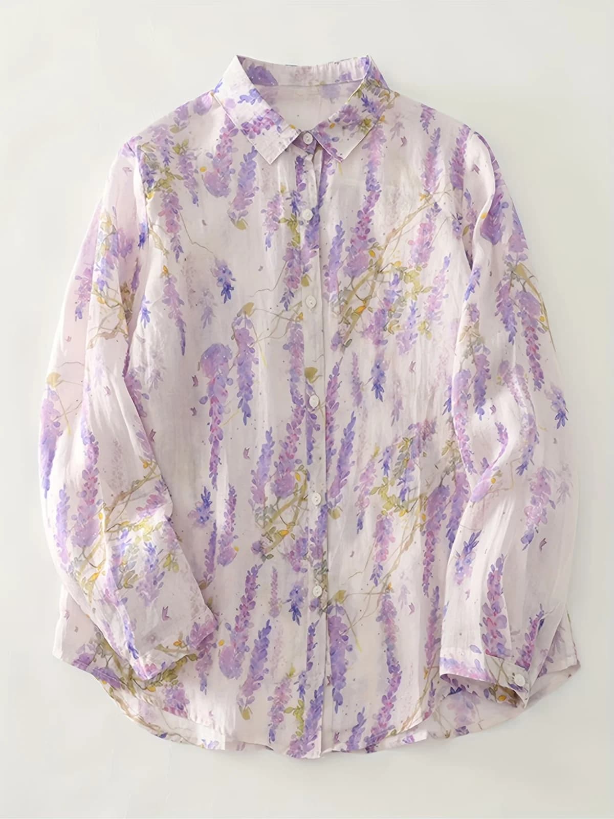 Printed Voilet Top